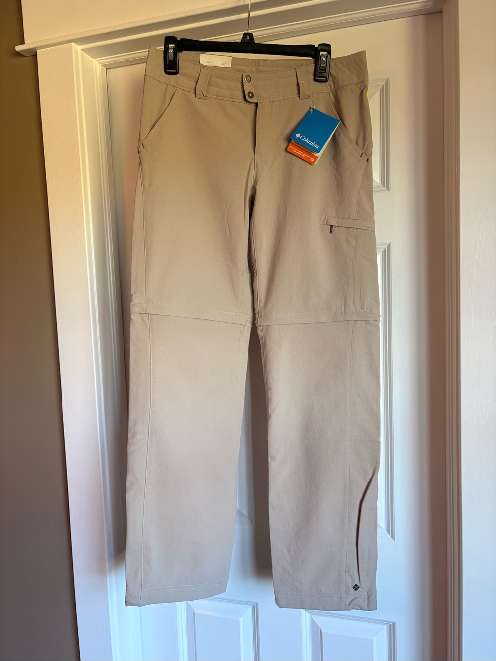 Columbia Womens Silver Ridge Convertible Full leg Hiking Pants - Khaki-NWT